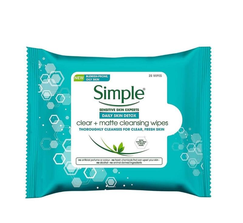 Simple Daily Detox Blemish Control Wipes 25pk