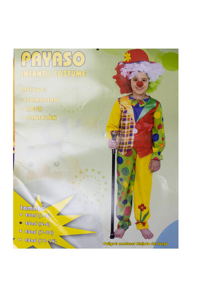 Clown Costume: $10.00