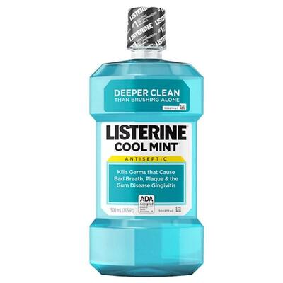 Listerine Antiseptic Mouthwash Cool Mint 500ml