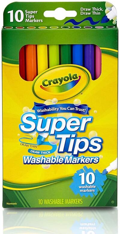 Crayola Super Tips Washable Markers 10ct: $15.00