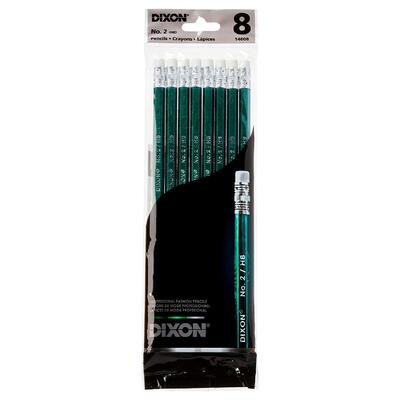 Dixon 8ct Green Barrel #2 Pencil