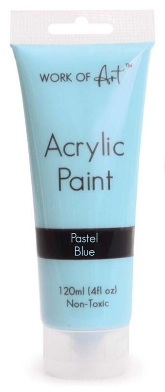 Work of Art Acrylic Paint Pastel Blue 120ml