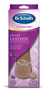 Dr.Scholl Leather Insoles for Heels: $12.00