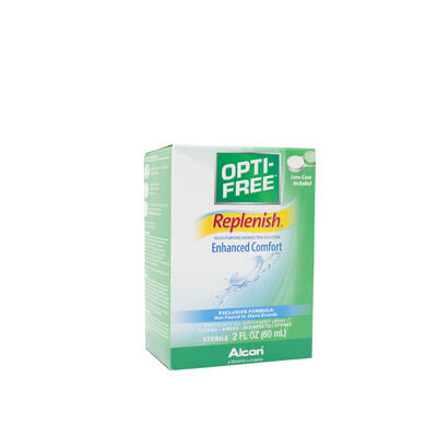 Opti-Free Replenish Solution With Lens Case 2oz: $18.00