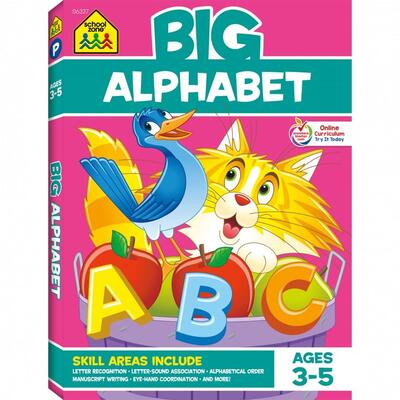 School Zone Big Workbook Preschool Alphabet Ages 3-5: $27.00