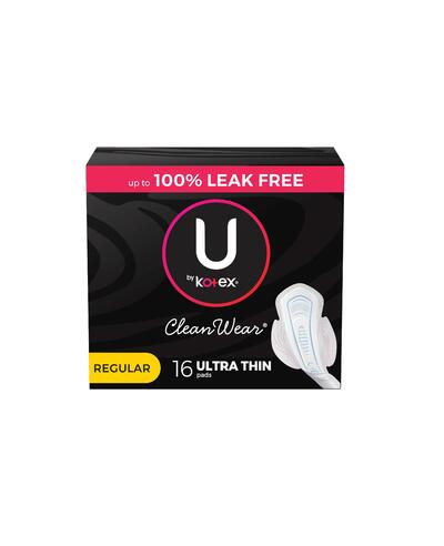 Kotex Pads Ultra Thin With Wings Regular 16 count: $23.95
