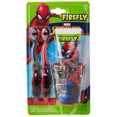 Spiderman Firefly Dental Set 4pc: $12.00