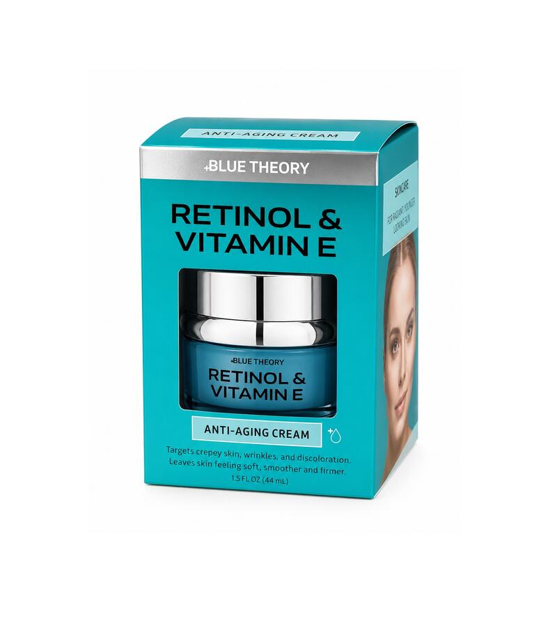 Blue Theory Retinol And Vitamin E Anti Aging Cream 1.5oz