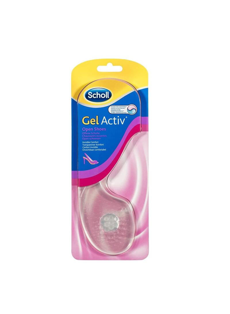 DNR Scholl Gel Active Insoles Open Shoes Invisible Comfort 1 Pair: $10.00