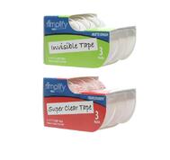 Tape Invisible 3/4'' x 300'' 3 Rolls: $5.00