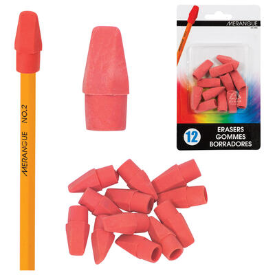Pencil Cap Erasers 12 Pack: $3.00