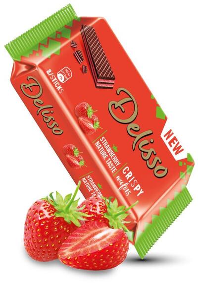DNR Delisso Wafers Strawberry 1.4oz: $2.00