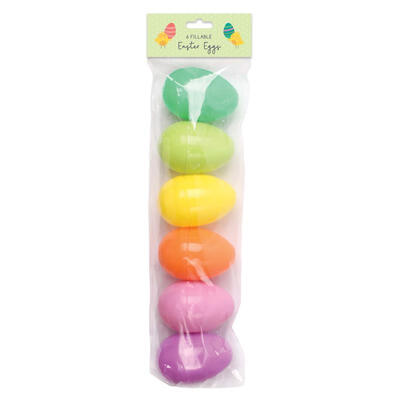 Fillable Easter Eggs 6pk