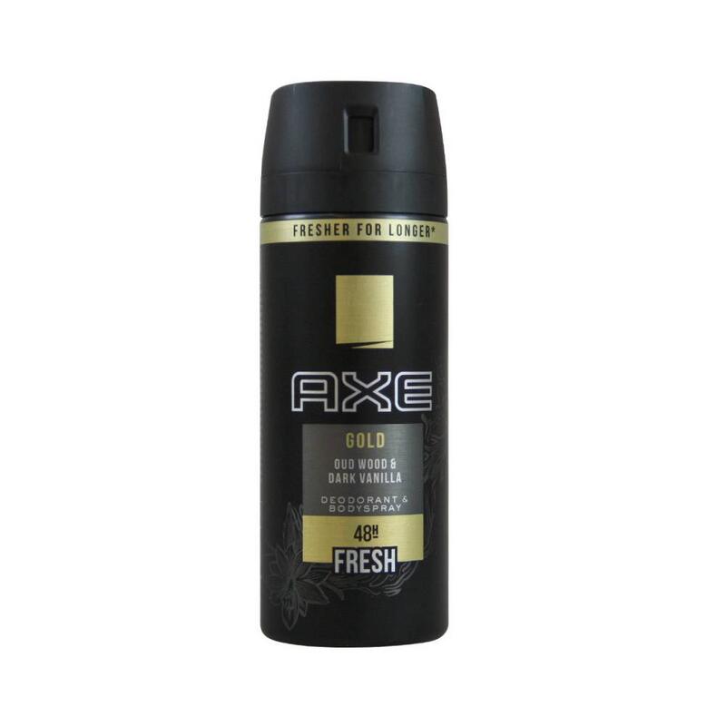 Axe Gold Deodorant Bodyspray Duo Wood & Dark Vanilla 150ml