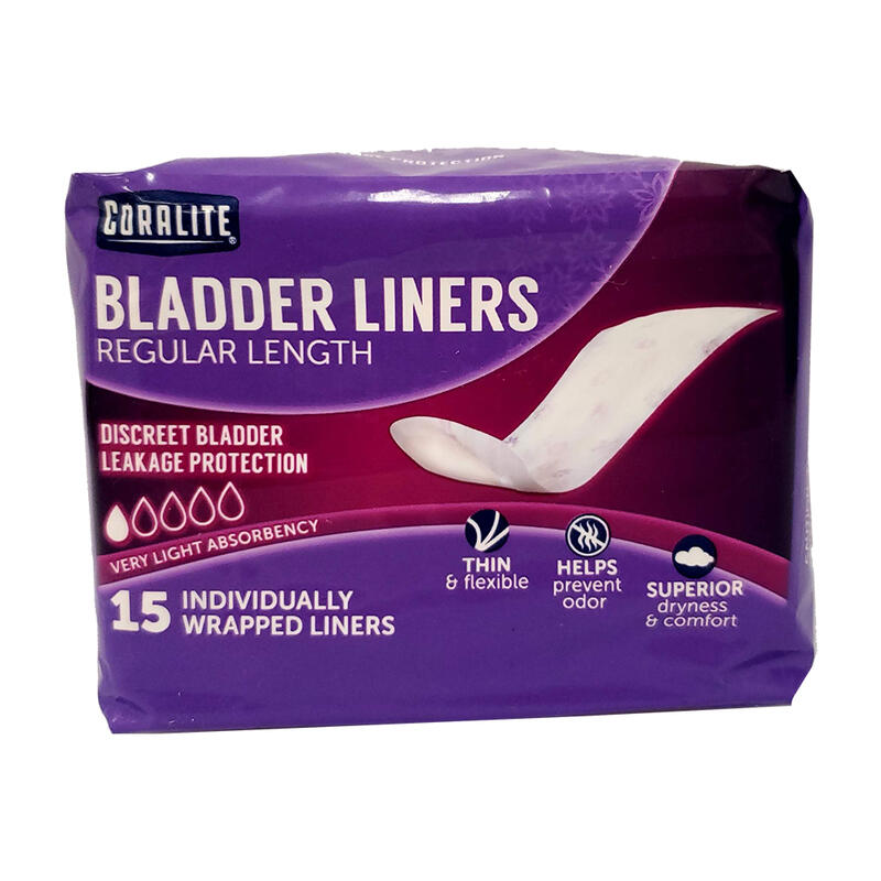 Coralite Bladder Liner Regular Length Very Light Absobency 15 ct