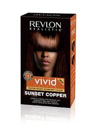 Revlon Realistic Vivid Colour Permanent Hair Color Sunset Copper 110 ml: $0.00