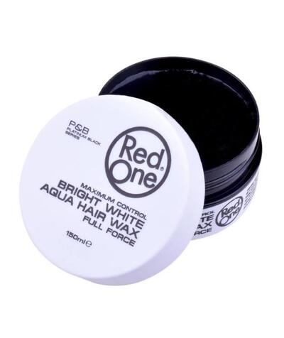 Red One Bright White Aqua Hair Wax 150ml (White): $13.01