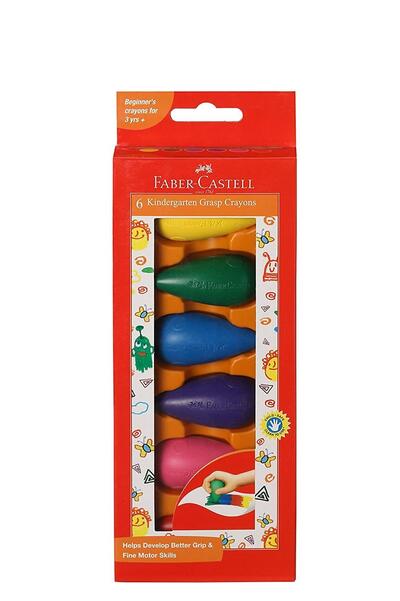 Faber-Castell Kindergarten Gasp Crayons 6ct