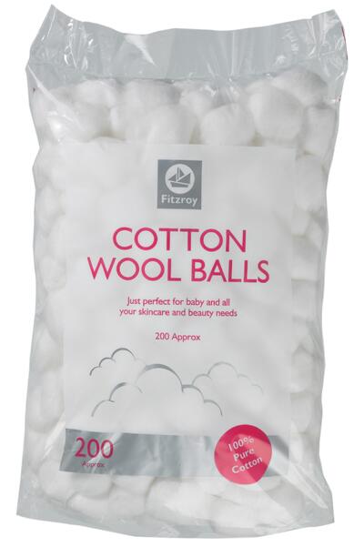 Fitzroy Cotton Wool Balls 200 count: $7.00