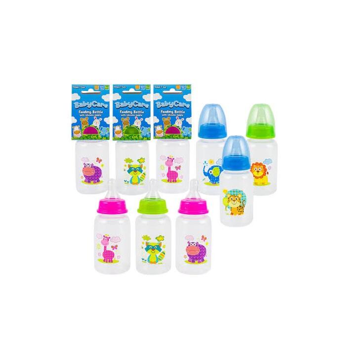 Baby Bottle Decorated Round 5oz