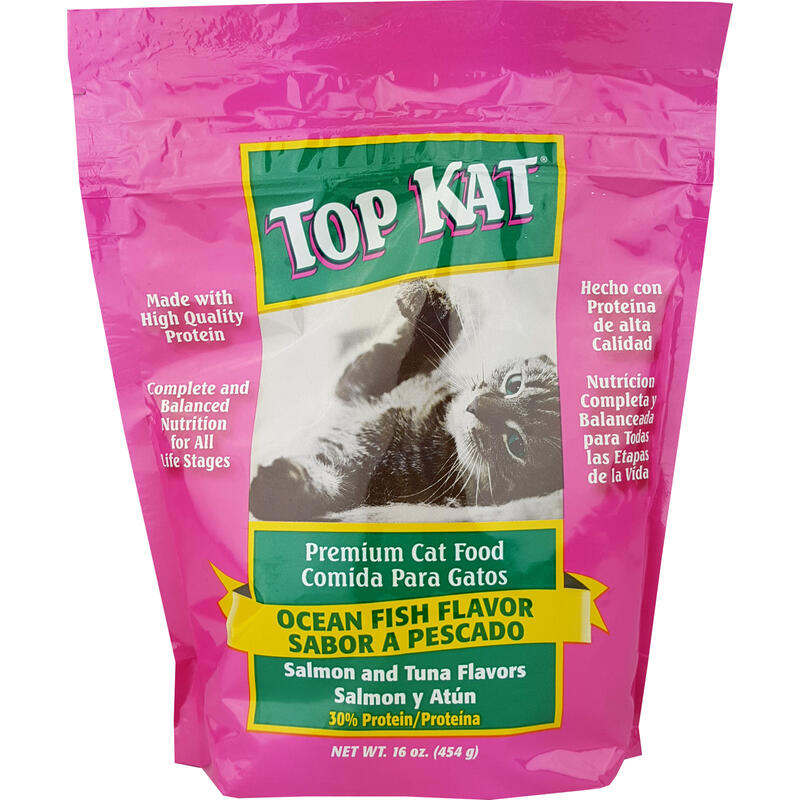 Top Kat Premium Cat Food Ocean Fish Flavor 16 oz