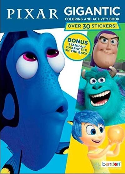 Pixar Gigantic Coloring And Activity Book