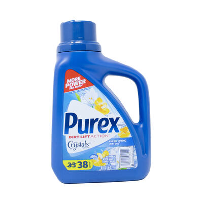 Purex Liquid Detergent With Crystals Fresh Spring Waters 50oz