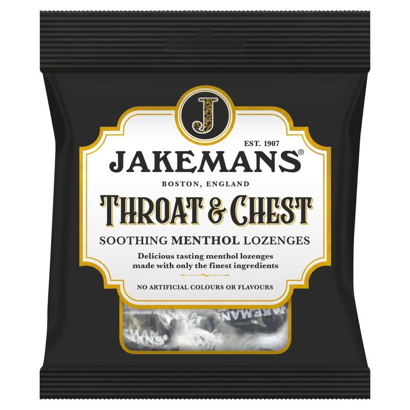 Jakeman's Throat & Chest Soothing Menthol Lozenges 73g