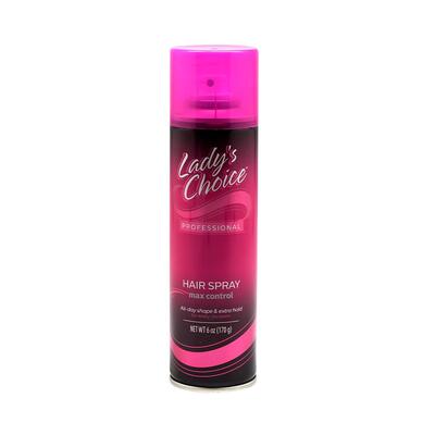 Lady Choice Professional Hair Spray Max Control 6oz: $7.00