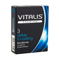 Vitalis Delay & Cooling Condoms 3's: $0.00