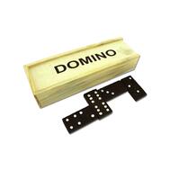 Domino Set In Wooden Box: $6.00