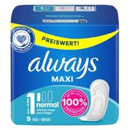 Always Maxi Normal 9 Ct: $0.00
