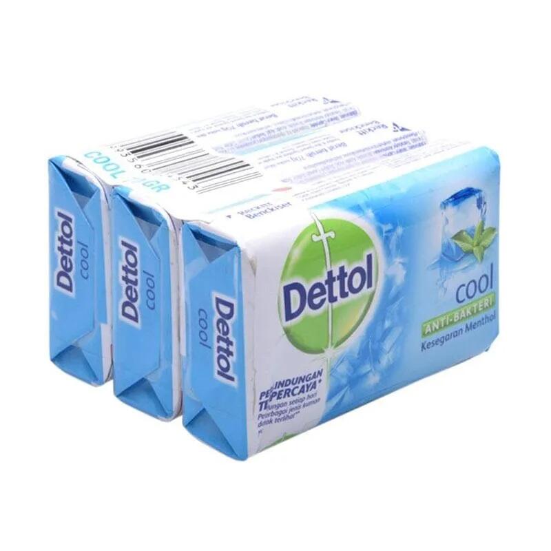 Dettol Profresh Cool Anti-bacterial Bar Soaps 3 ct 105g