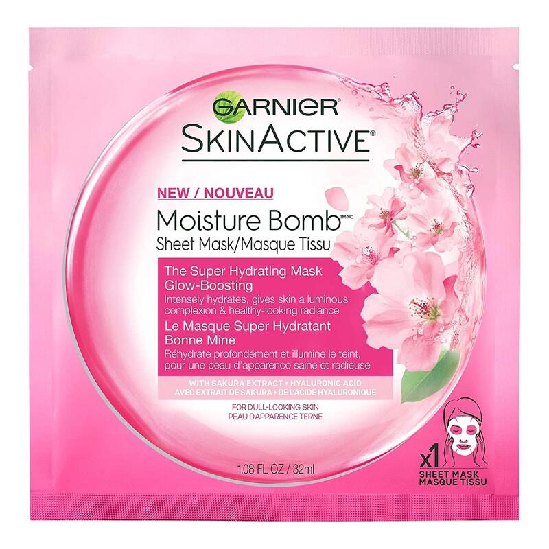 Garnier SkinActive Super Hydrating Sheet Mask Glow-Boosting 1.08 fl oz