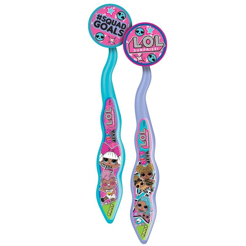 LOL Surprise Firefly Toothbrush 2pk 3+