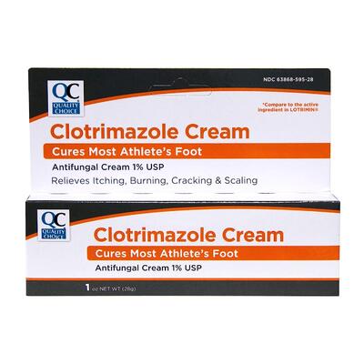 QC Clotrimazole Cream 1oz: $6.00