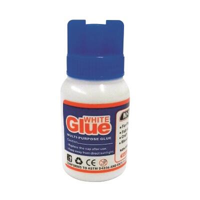 White Glue With Brush 50ml: $2.00