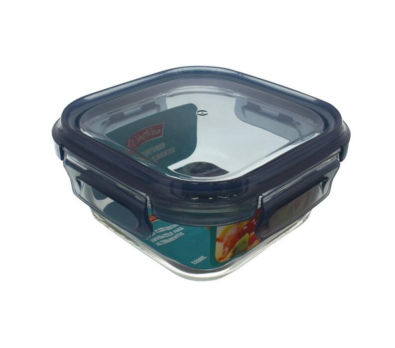 Windrose Square Glass Food Container 520ml: $12.00