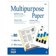 Bazic Multipurpose Paper White 80 ct: $8.00