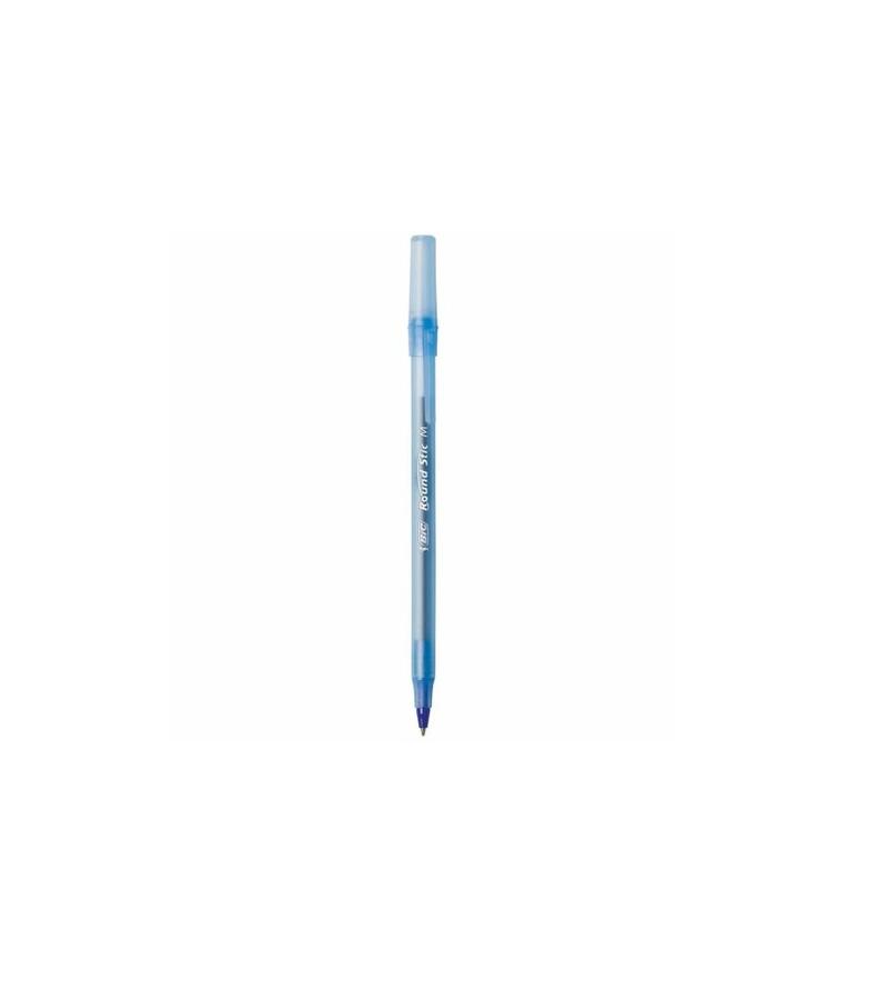 BIC Round Stic Xtra Life Medium Point Blue Pen
