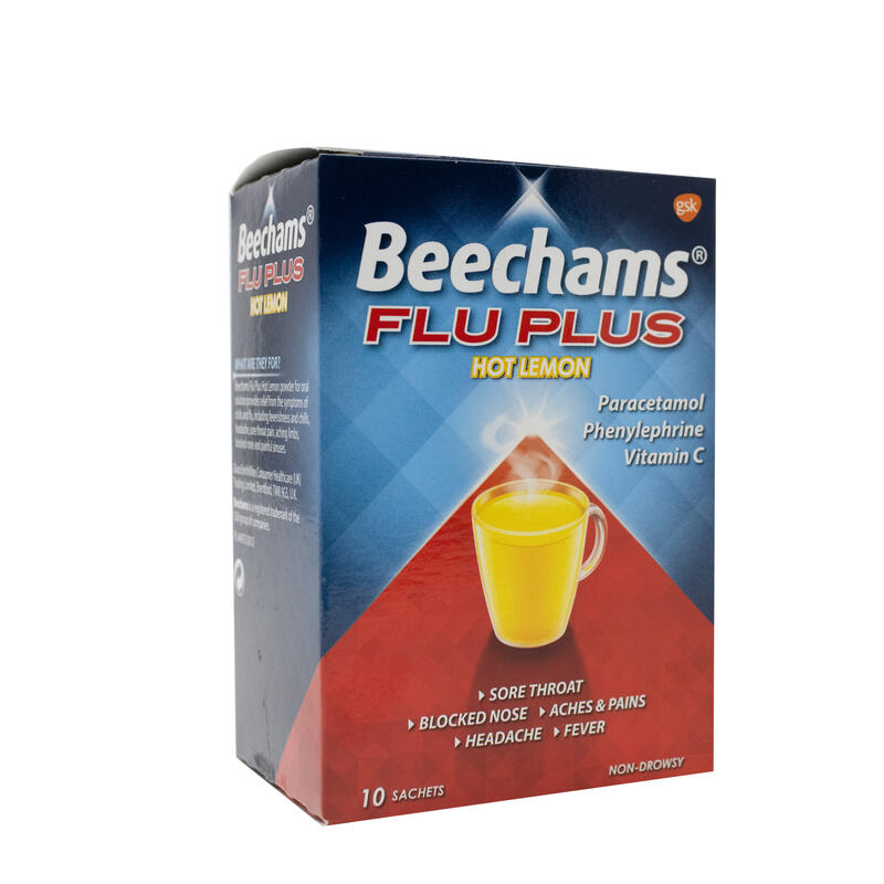 Beechams Cold & Flu Hot Lemon 10 Sachets: $20.00
