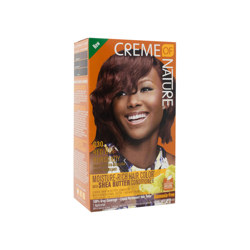Creme Of Nature Hair Color Red Hot Burgundy #30 | M&C Drugstore