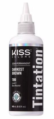 Kiss Colors Tintation Semi-Permanent Darkest Brown 5oz: $19.50