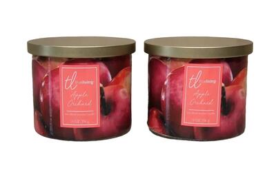 Jar Candle True Living Apple Orchard 3 Wick 13oz