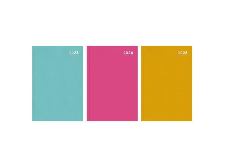 Diary A4 WTV Bright Casebound Assorted 1 count