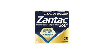 Zantac 360 25 Tabs