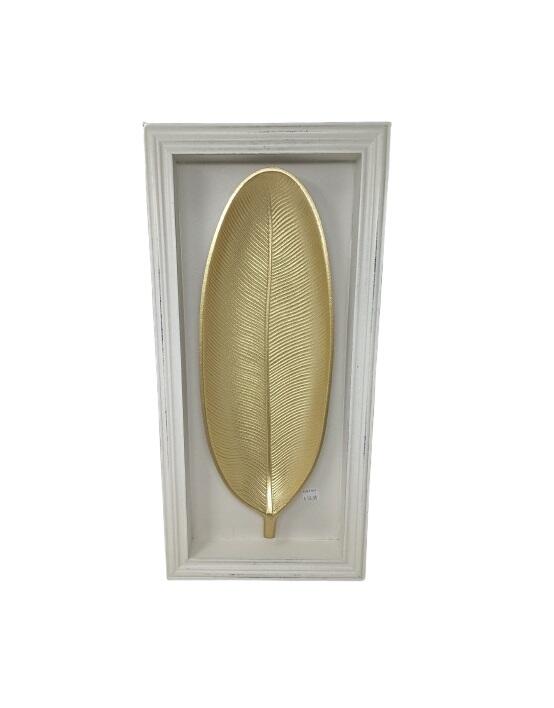 Gold Leaf Wall Photo Frame 1 count
