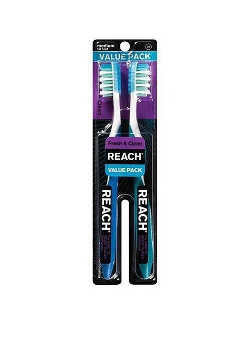 Reach Toothbrush Fresh Cleam Medium 2ct