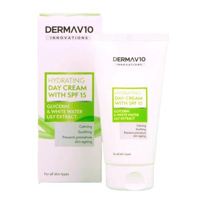 DermaV10 Hydrating Day Cream 50ml: $7.00
