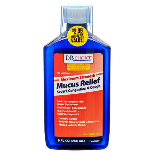 Dr. Choice Mucus Relief 9oz: $15.00